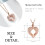 Collier urne funéraire en forme d'aile d'ange pour cendres 4