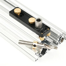 Aluminum Profile Drilling Assistant Tool for 2020, 2040, 3030, 3060 Profiles with Jig Guide