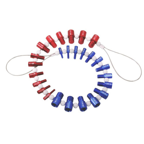 Thread Checkers Nut & Bolt -26 Bundle Thread Tester Checker Nut and Bolt Checker-14 Pc Inch & 12 Pc Metric Sizes 2