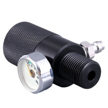 Tryckmätare Luftcylinderadapter Förlängd Ventiladapter för Tank med M18x1.5-Gänga