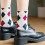 Damen-Baumwollsocken im Argyle-Muster, englischer Stil 6