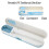 UV Toothbrush Sterilizer Box Portable, Blue, 21*5.2*2.4cm 10
