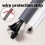 PVC Surface Mounted Self-Adhesive Cable Tray Ground Anti Stepping Cover Decorative Surface Exposed Wire Conduit White A 10