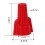 600PCS Red Wire Connectors Nuts, Winged Electrical Wire End Connectors Caps, Twist- Easy Screw  Type Connectors 6