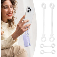 Cable Adapter Tether, Charger Adapter Holder Anti-Lost Silicone Cable Converter Sleeve Case for Travel Home Car Pocket