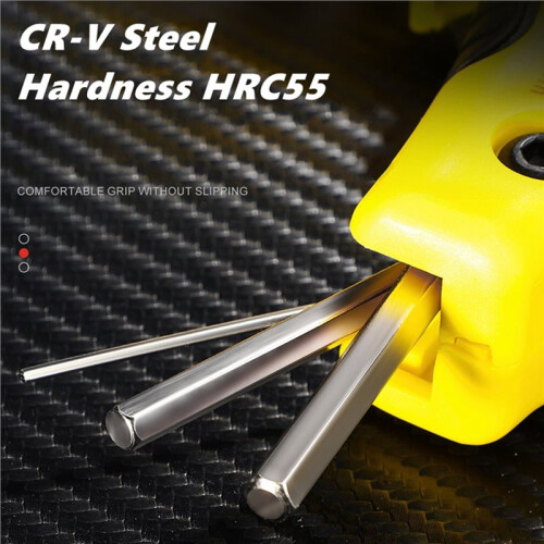 Foldable Triangular Inner Hexagon Wrench Set 9 in 1 Combination Universal Wrench 1.5/2/2.5/3/4/4.5/5/5.5/6mm Wrench Tool