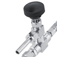 Homebrew Beer Bottle Filler - Stainless Steel Air Carbonation Kit