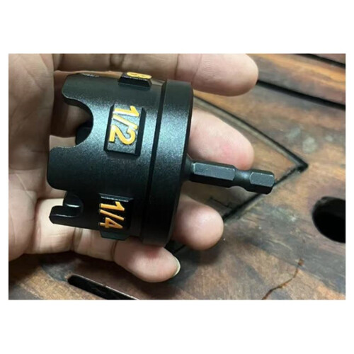Nut Zipper Drill Attachment for Nut and Bolt Removal, Nut Remover Bolt Extractor Tool for Conduit Racks Socket Wrenches 2