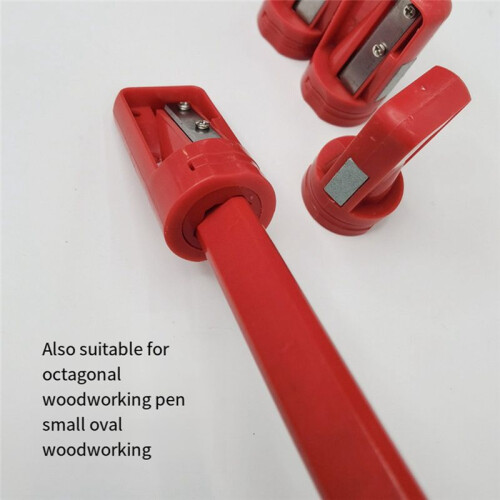 15pcs Octagonal Carpenter Pencil Sharpener Square Oval Carpenter Pen Manual Sharpener Green 2