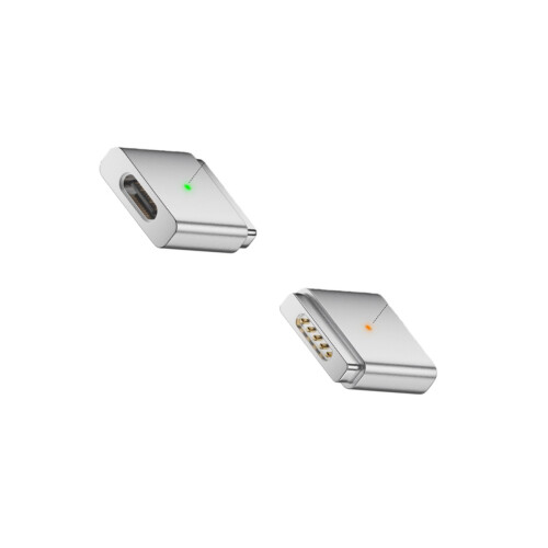 USB-C naar MagSafe 2 Adapter 100W - Laad uw MacBook moeiteloos op Silver 1