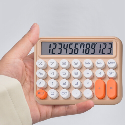 Under $1 Calculators Savings Cute Basic Calculator with Large LCD Display and Buttons, for Office, S+chool, Home Use 2