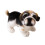 Lebensechtes Mops-Plüschtier, weicher Stoffhund, 22 cm 2