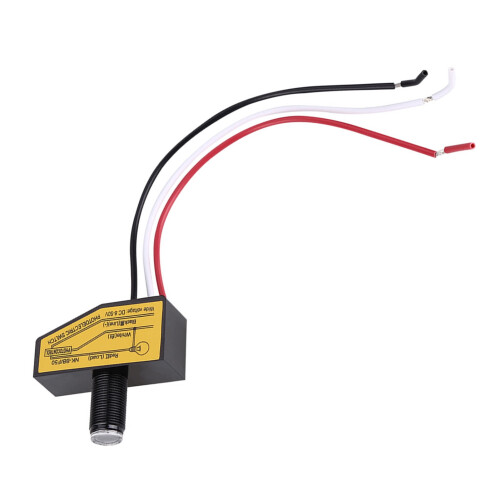 Remote Switching Sensor, 12V Black Light Dimmer & Switch Automatic Photocell Switch 2