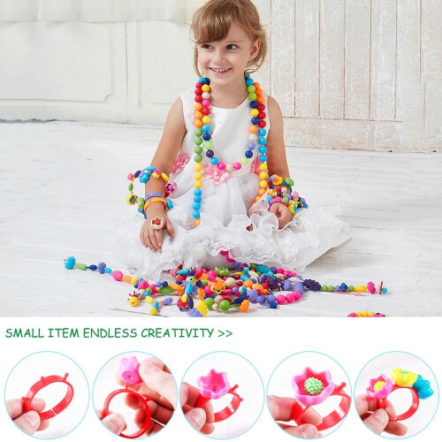 FRCOLOR TOYMYTOY Σετ χάντρες Snap Creative DIY Κολιέ Βραχιόλι Κοσμήματα Κιτ Κατασκευής για 1