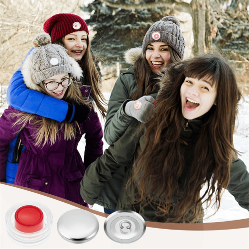 100 Sets Cover Button Kit with Tools,Fabric Button Making Kit,Fabric Cloth Covered Flat Back Buttons Maker,B 1
