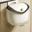 Hanging Small Wall Mount Trash Can, Punch-Free, 3L Kitchen Compost Bin 2