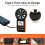 Digital Handheld Anemometer Wind Speed Meter CFM Air Volume Thermometer Waterproof Multifunction WithBacklight 9