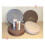 Round Meditation Cushion 800g Ø40cm Grey Washable 6
