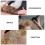 Χτένες styling για γυναίκες6 τεμάχια χτένες Afro Pick με μεταλλικό άκρο και για 5