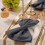 Green Easter Cloth Napkins Linen Cotton 6 Pack 6