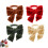 Red Velvet Bow Napkin Rings for Table Decor 2PCS 6