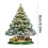 Acrylic Flat Christmas Ornaments Set Cute Designs 12pcs 3