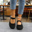 Μαύρα γυναικεία μοκασίνια με μαλακή σόλα, slip-on casual φλατ παπούτσια, ύφασμα flock, 4