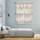 Easter Eggs Kitchen Curtains Set Watercolor Spring Floral 6