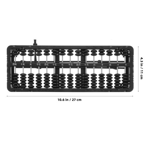 Plastic Soroban Abacus 15-Column Counting Tool 1