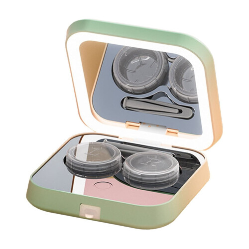 Lens Cleaner with Vibration Motor and Makeup Mirror 1