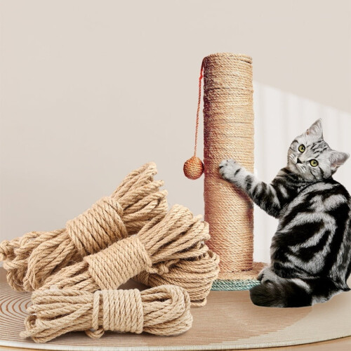 Sisal Rope Cat Scratching Post Replacement 3m 1