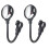 Bike Mirrors Handlebars Adjustable Clear Vision Plastic 2Pcs 14.7X3In 6