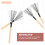 Steel Drum Brush with Wooden Handle 2 Pcs 3