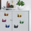 Chicken on Nest Refrigerator Magnets 3D Printed Vintage 4