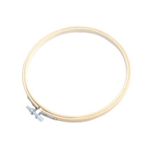 1 stk. 36 cm bambus brodericirkelramme DIY håndværk korssting traditionel kinesisk syning manuelt værktøj