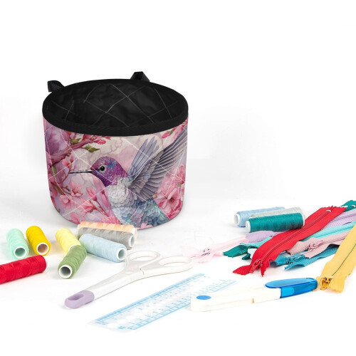 Προστατευτικό χαλάκι ραπτομηχανής Hummingbird – Floral Serger/Overlock Pad με τσάντα αποθήκευσης 2