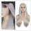 Parrucca sintetica lunga e liscia, ideale per costume di Halloween. 3