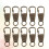 10 PCS Functional Zipper Head Puller Travel Pulls Replacement 8