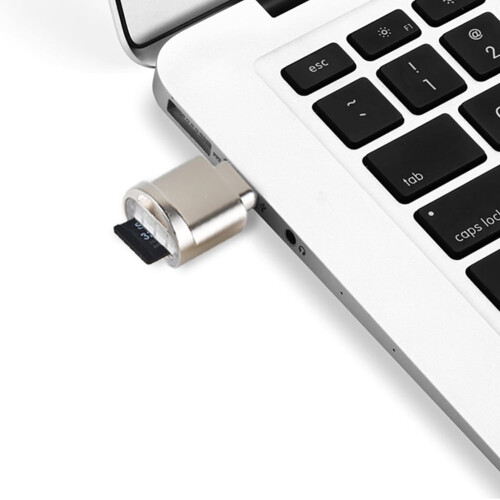 1Pc Type C Card Reader Mini Metal USB 3 1 Micro Secure Digital TF Memory Type C Card Reader OTG Adapter 2