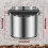 Grusce Kaffee-Abschlagbox aus Edelstahl, 58 mm 3