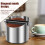 Grusce Kaffee-Abschlagbox aus Edelstahl, 58 mm 5