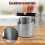 Grusce Kaffee-Abschlagbox aus Edelstahl, 58 mm 6