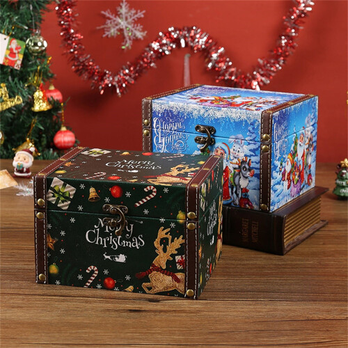 Wooden Food Storage Box Desktop Candy Gift Box 2