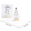 3D Crystal Christmas Card Transparent PET Reusable 1 Pack 3