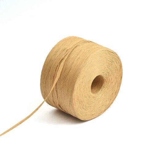 Κορδέλα από φυσικό χαρτί Raffia, 1/4" x 3300ft, ματ πράσινο – για συσκευασία δώρων, 2
