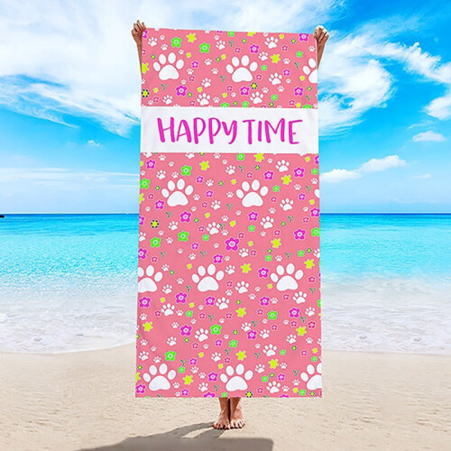 Beach Towel Microfiber Quick-Drying Double-Sided Velvet