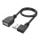 FEAMOSΚαλώδιο επέκτασης USB 2.090 μοιρών αρσενικό σε θηλυκό, κοντό καλώδιο για 6