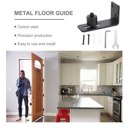 Sliding Barn Door Floor Guide Adjustable Quiet Close 1 Pack 1