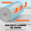 Double Reflective Insulation Roll Foam Core Radiant Barrier 23.8in x 50 ft 2