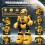 Remote Control Robot Toy Yellow Singing Dancing 2